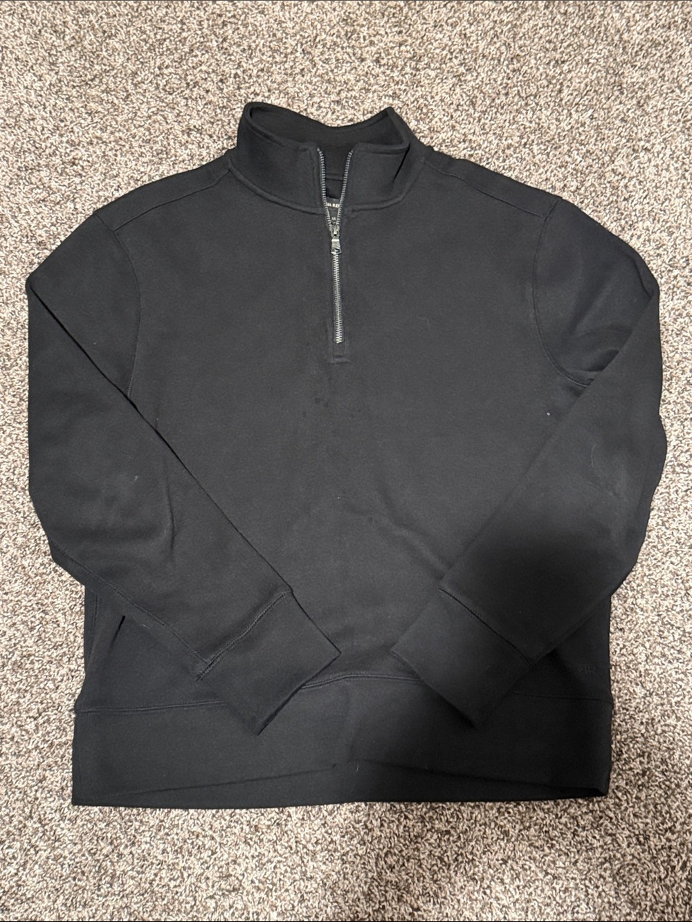 Banana Republic Black Half-Zip Pullover Sweater